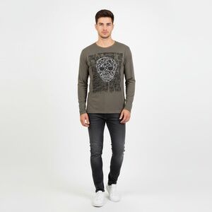 Manguun Copenhagen Soft Geometric Skull Graphic Tee Size Men’s Large